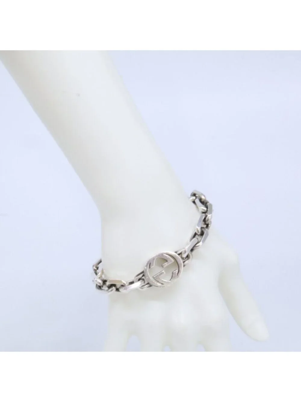 Gucci Interlocking Bracelet Silver